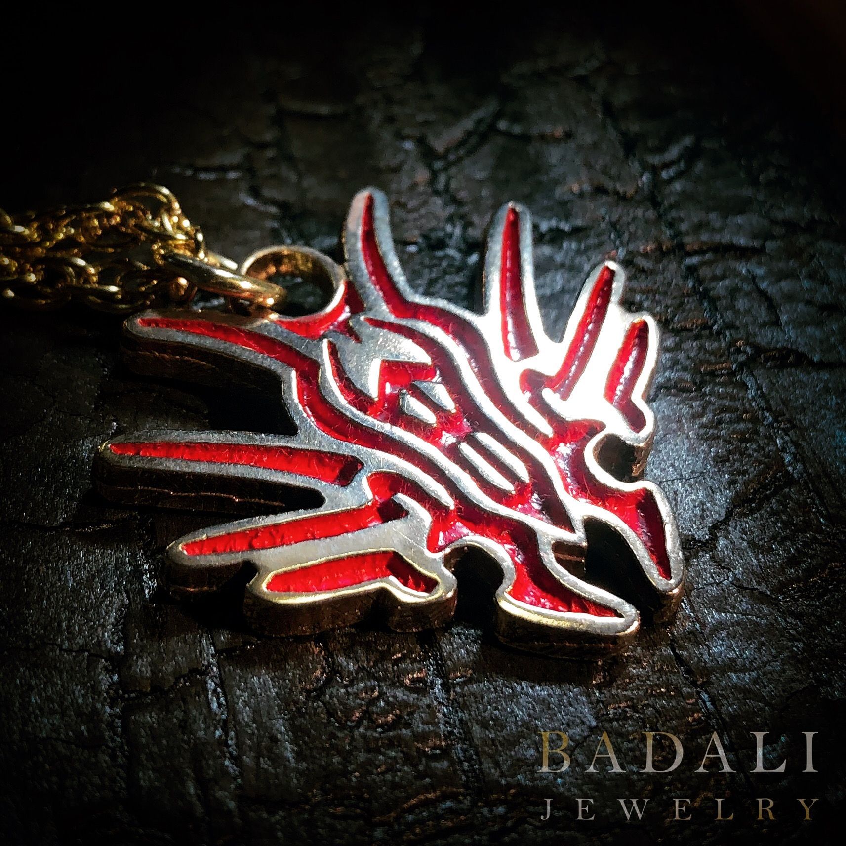 Chach Glyph - Bronze - Badali Jewelry - Necklace