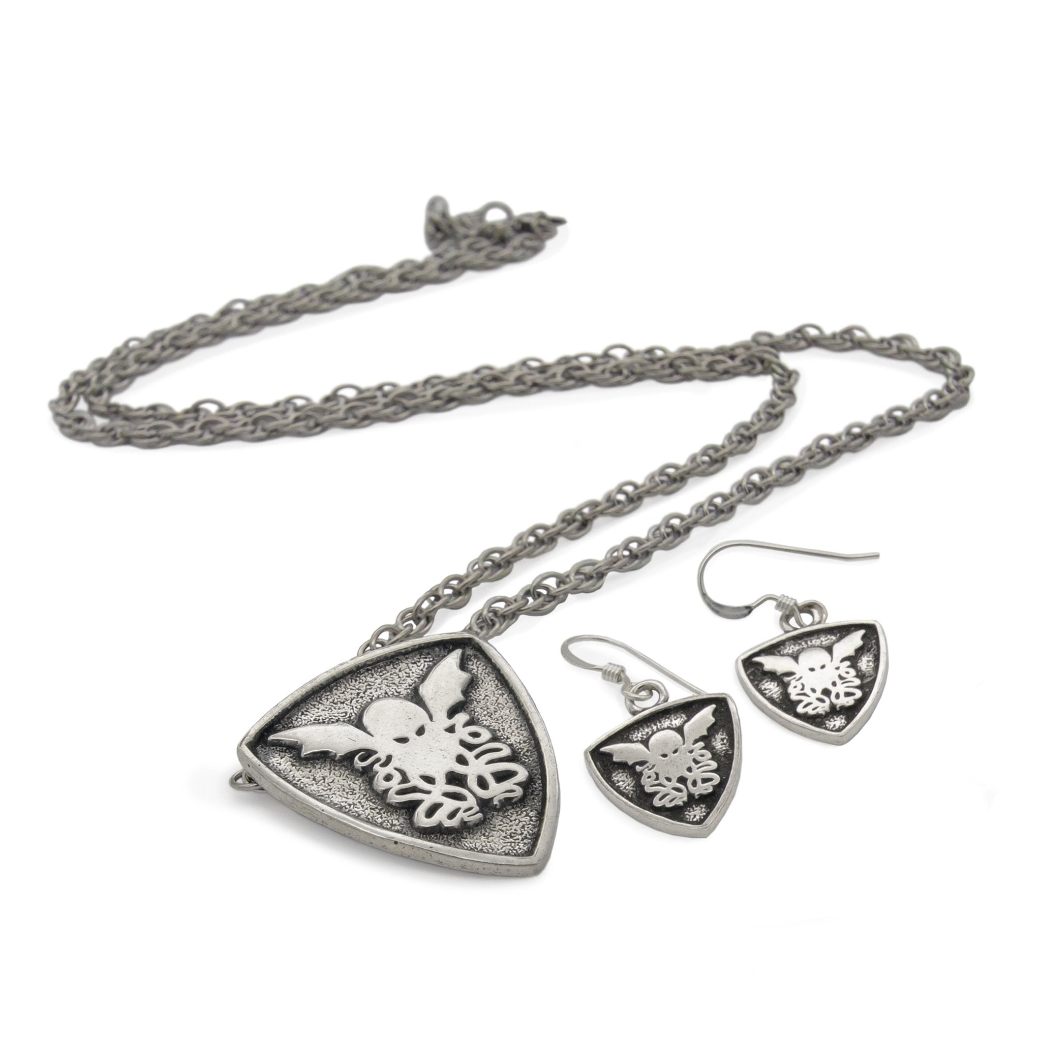 Cthulhu Crest Earrings - BJS Inc. - Earrings