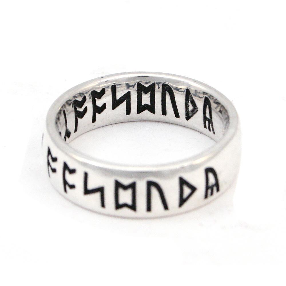Custom Anglo Saxon Rune Ring - Comfort Fit – BJS Inc.