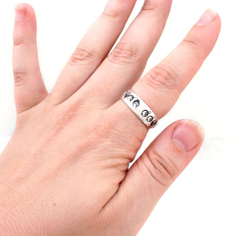 Custom Steel Alphabet Ring - Badali Jewelry - Ring
