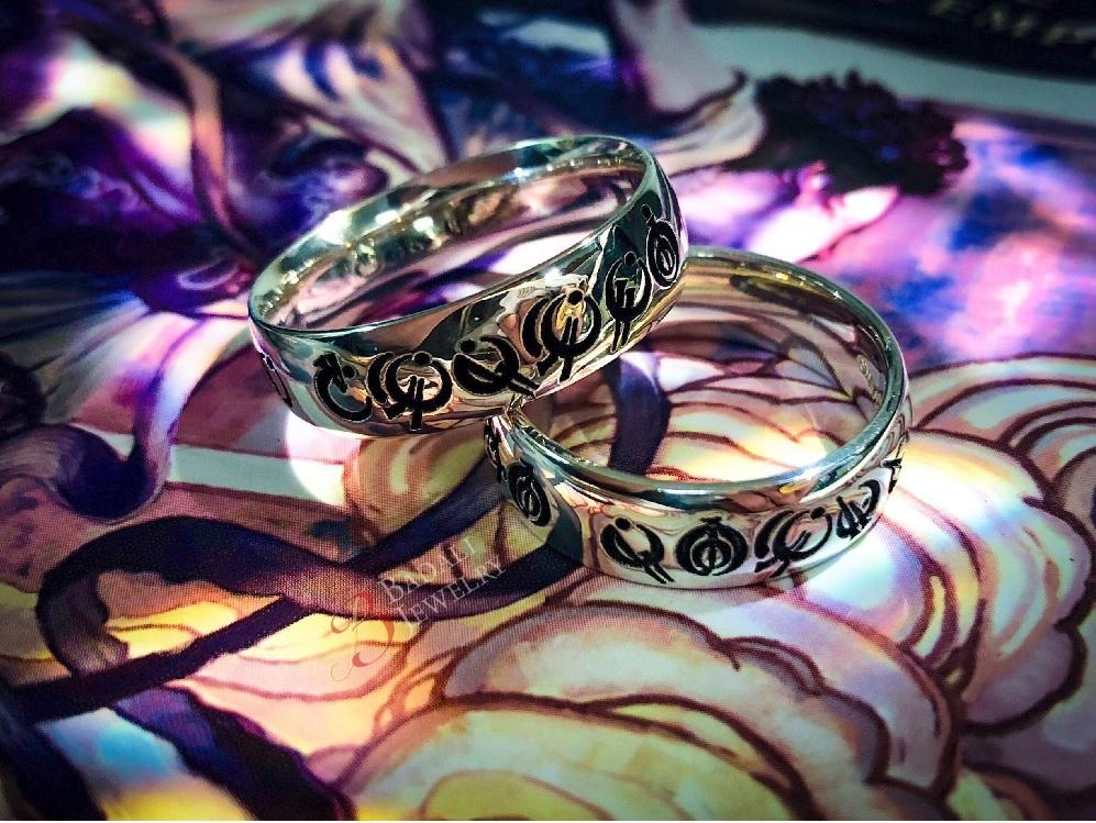 Custom Steel Alphabet Ring - Badali Jewelry - Ring