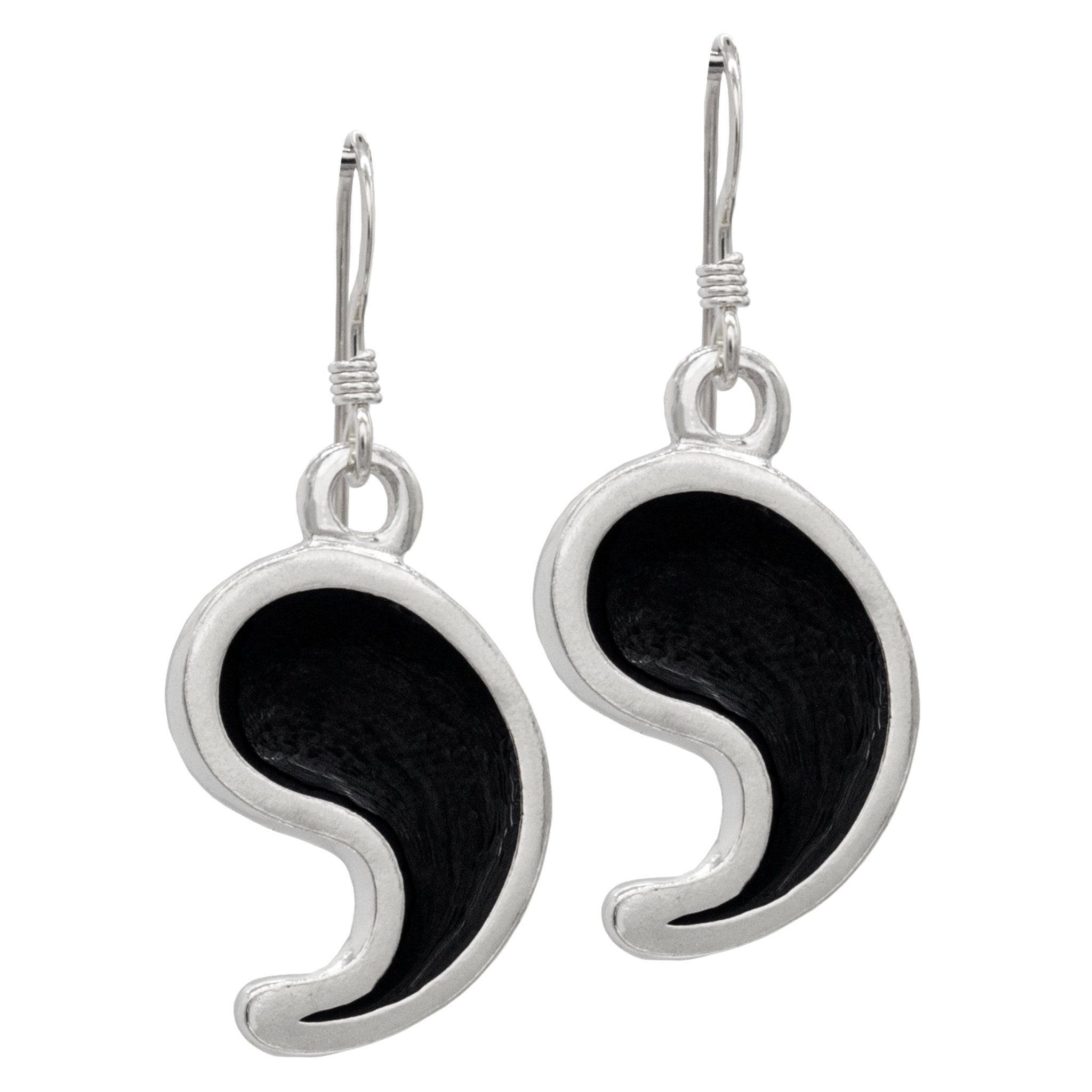 Dragon's Fang Earrings - Enameled Sterling Silver - BJS Inc. - Necklace