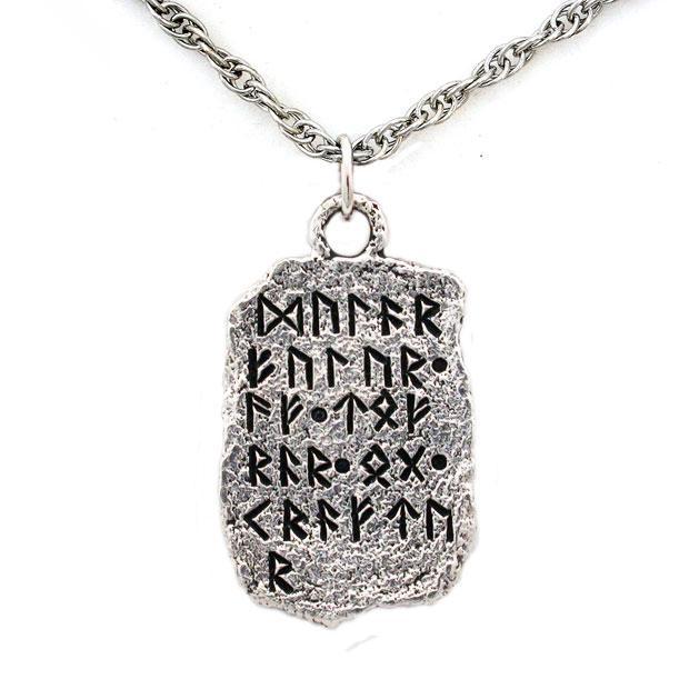 Elder Futhark Rune Alphabet Necklace – BJS Inc.