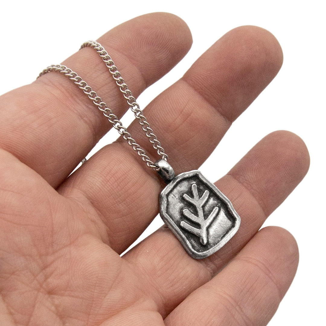 Silver Elder Sign Necklace – BJS Inc.