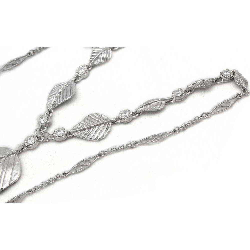Elven Realms 9 Leaf Necklace: RIVENDELL™, MIRKWOOD™, LOTHLORIEN™ - Badali Jewelry - Necklace