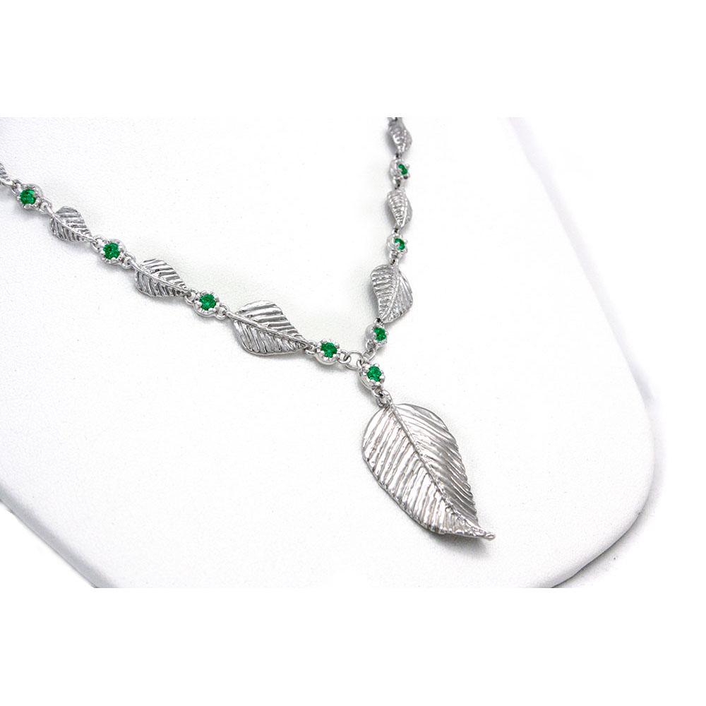 Elven Realms 9 Leaf Necklace: RIVENDELL™, MIRKWOOD™, LOTHLORIEN™ - Badali Jewelry - Necklace