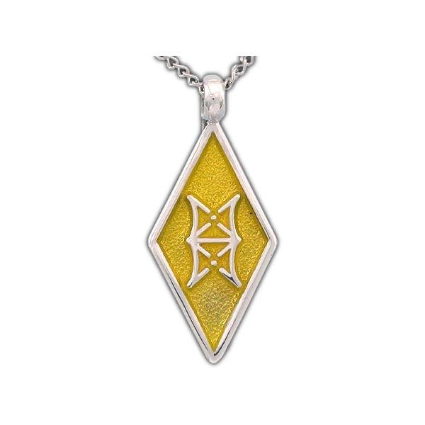 Enameled Aon Ashe Pendant - Badali Jewelry - Necklace