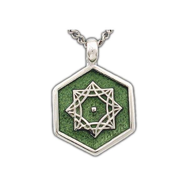 Enameled Aon Omi Pendant - Badali Jewelry - Necklace