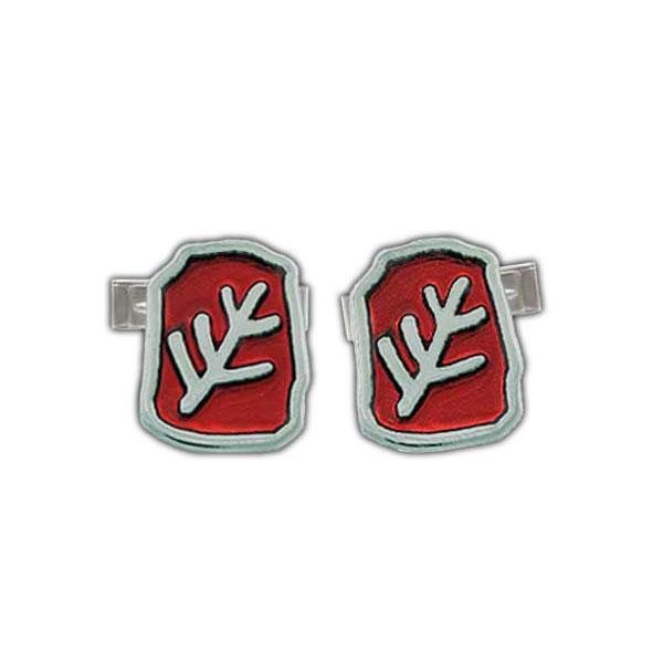 Enameled Elder Sign Cufflinks - Badali Jewelry - Cufflinks