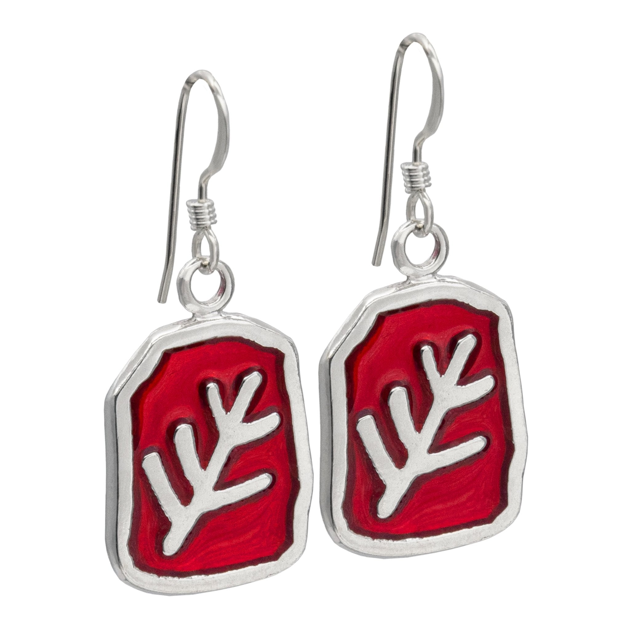 Enameled Elder Sign Earrings - BJS Inc. - Earrings