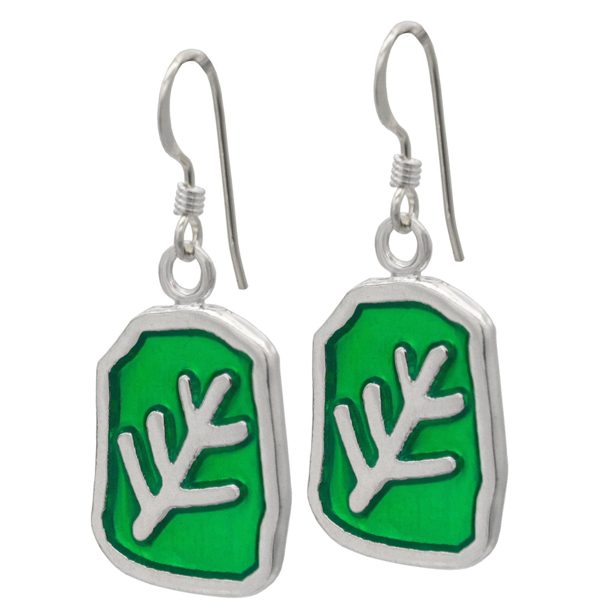 Enameled Elder Sign Earrings - BJS Inc. - Earrings