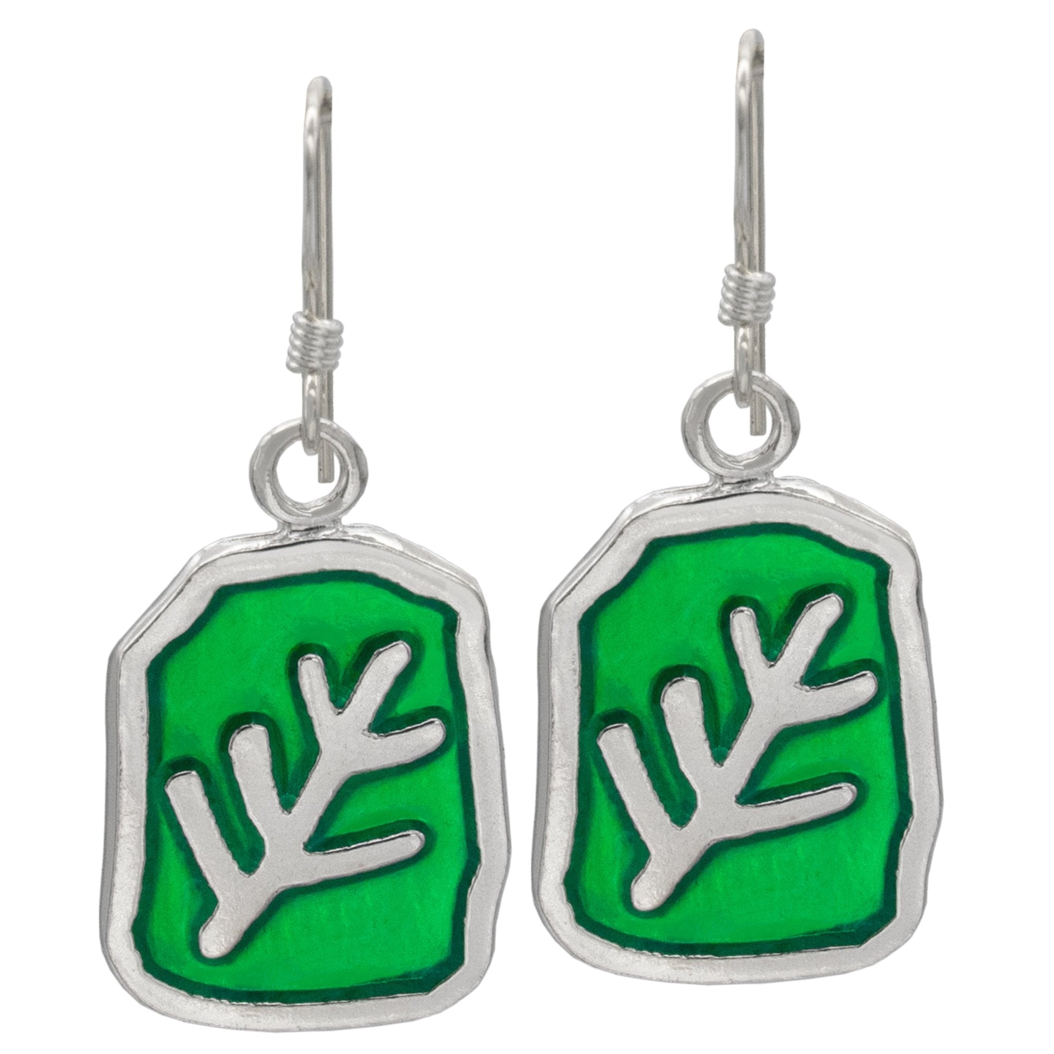 Enameled Elder Sign Earrings - BJS Inc. - Earrings