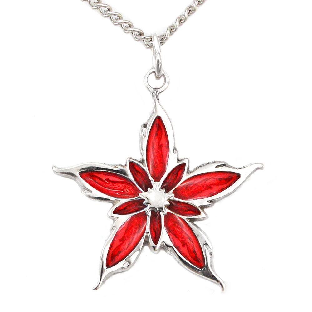 Enameled Nalthis Pendant - Sterling Silver - Badali Jewelry - Necklace