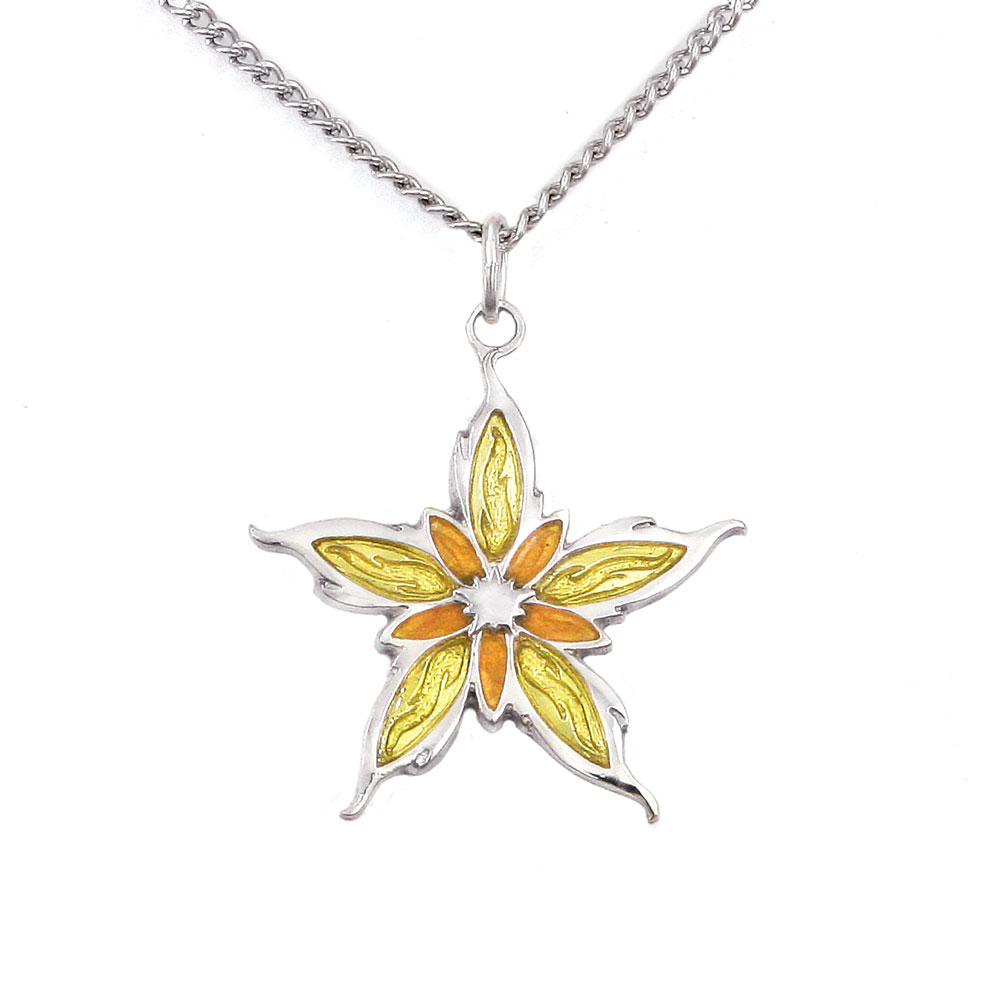 Enameled Nalthis Pendant - Sterling Silver - Badali Jewelry - Necklace