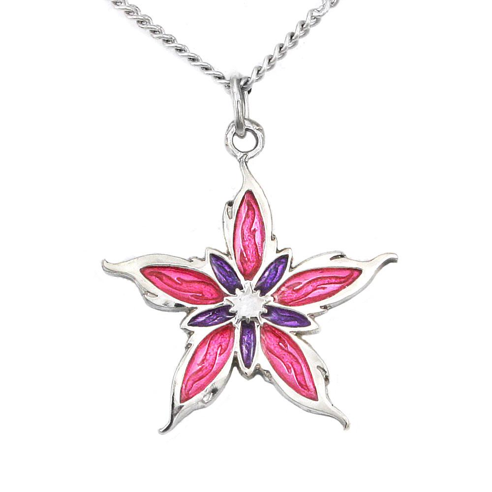 Enameled Nalthis Pendant - Sterling Silver - Badali Jewelry - Necklace