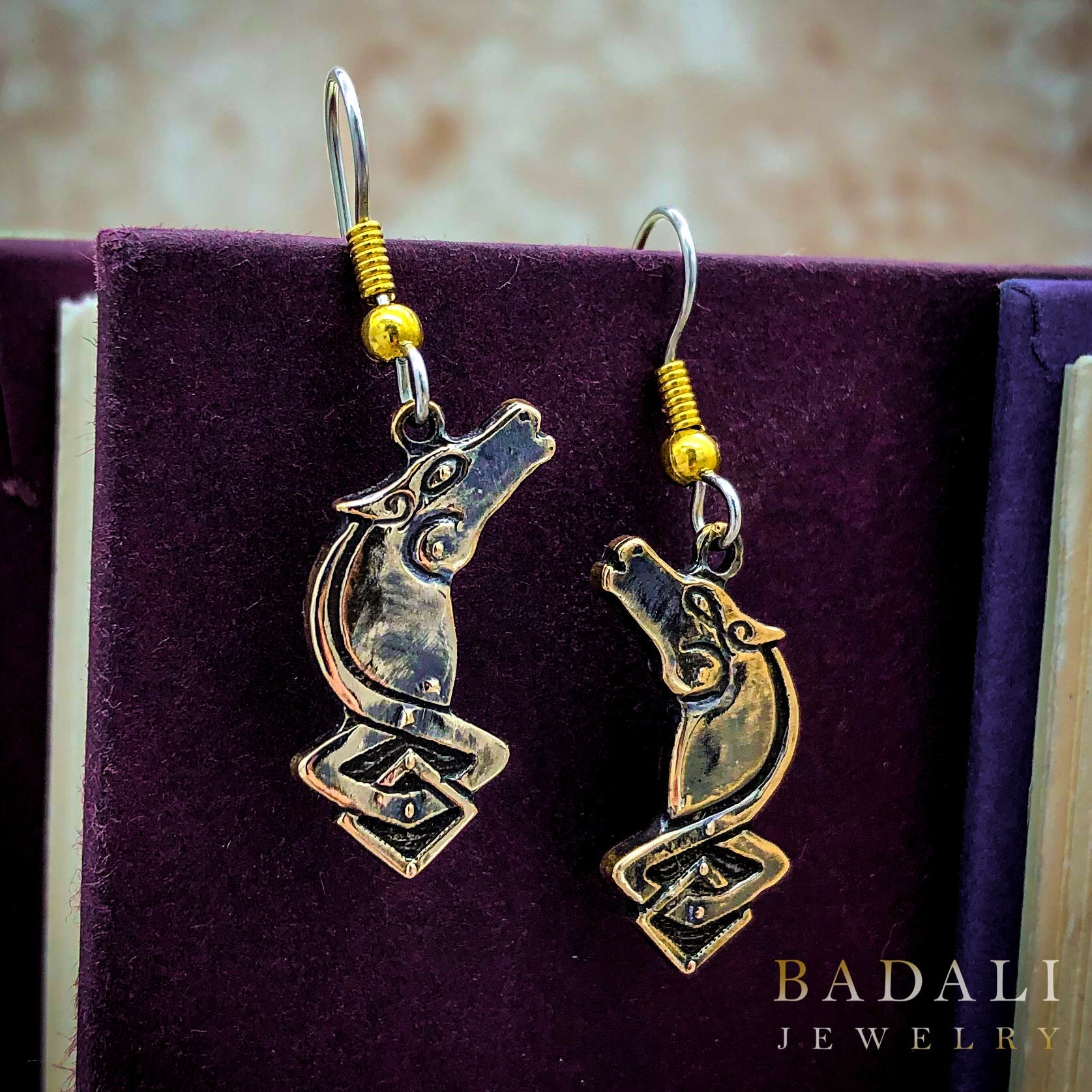 EOWYN™ of ROHAN™ Shieldmaiden Horse Earrings - BJS Inc. - Earrings
