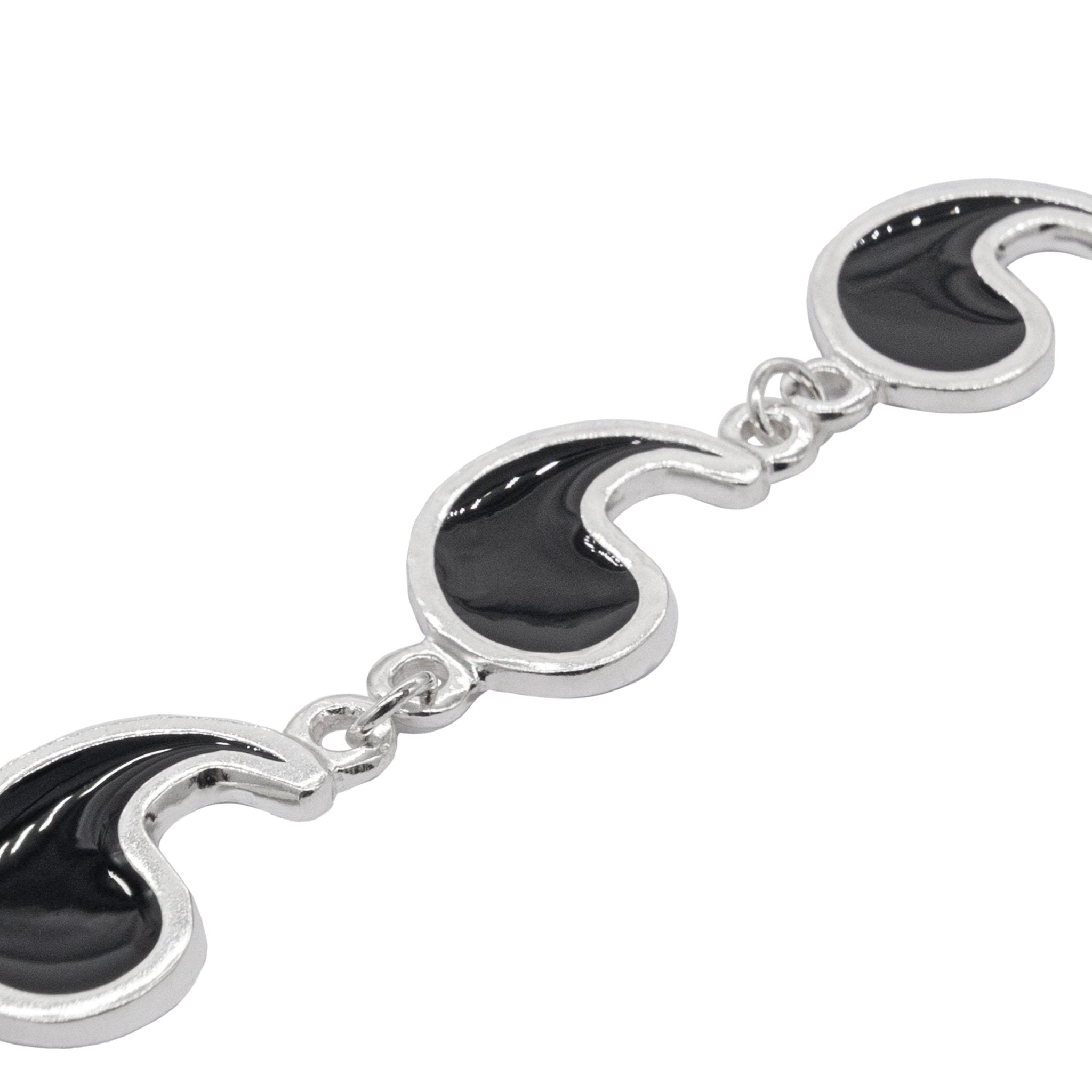 Flame of Tar Valon Ajah Bracelet - Enameled Sterling Silver - BJS Inc. - Earrings