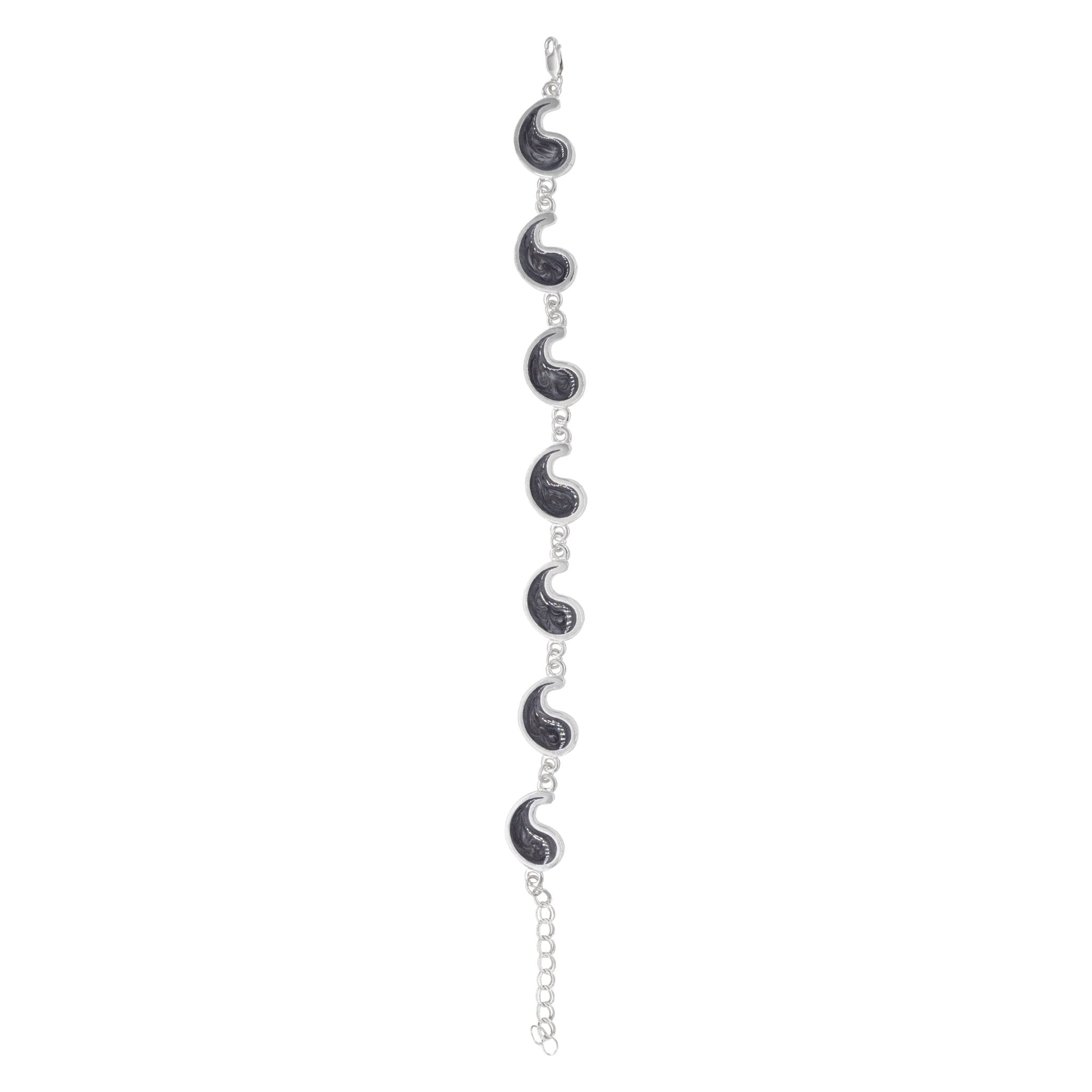 Flame of Tar Valon Ajah Bracelet - Enameled Sterling Silver - BJS Inc. - Earrings