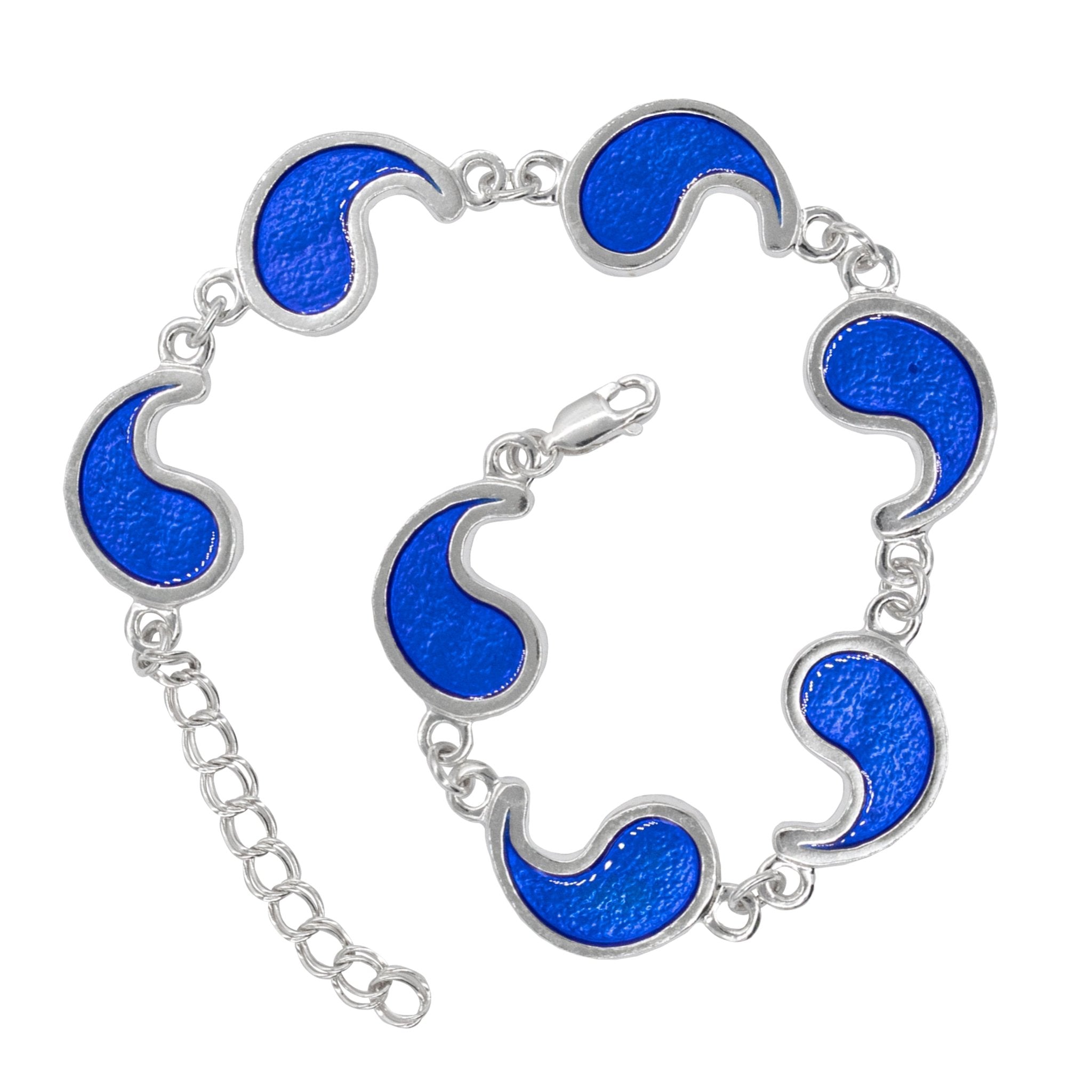 Flame of Tar Valon Ajah Bracelet - Enameled Sterling Silver - BJS Inc. - Earrings
