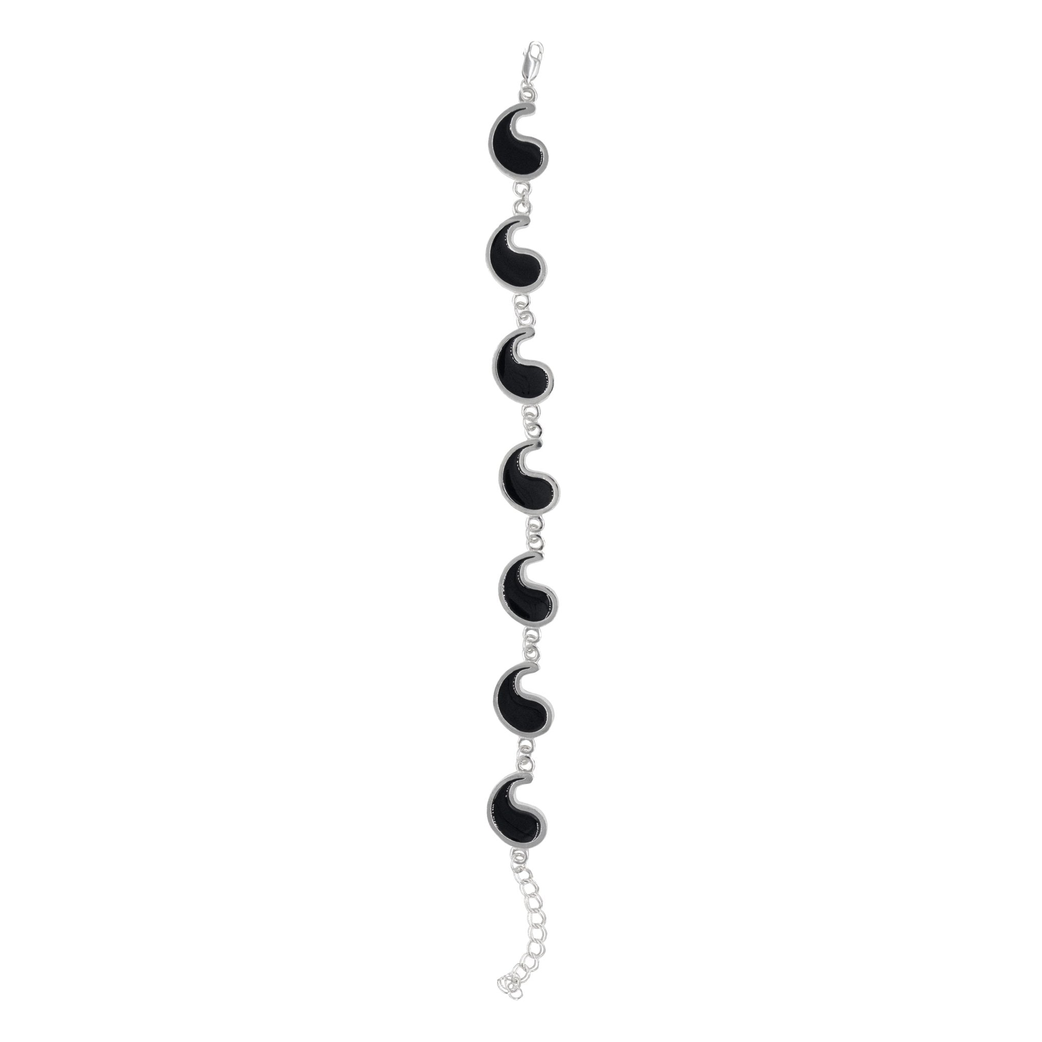 Flame of Tar Valon Ajah Bracelet - Enameled Sterling Silver - BJS Inc. - Earrings