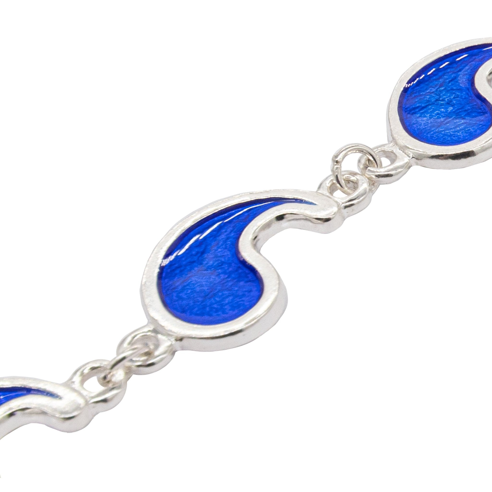 Flame of Tar Valon Ajah Bracelet - Enameled Sterling Silver - BJS Inc. - Earrings