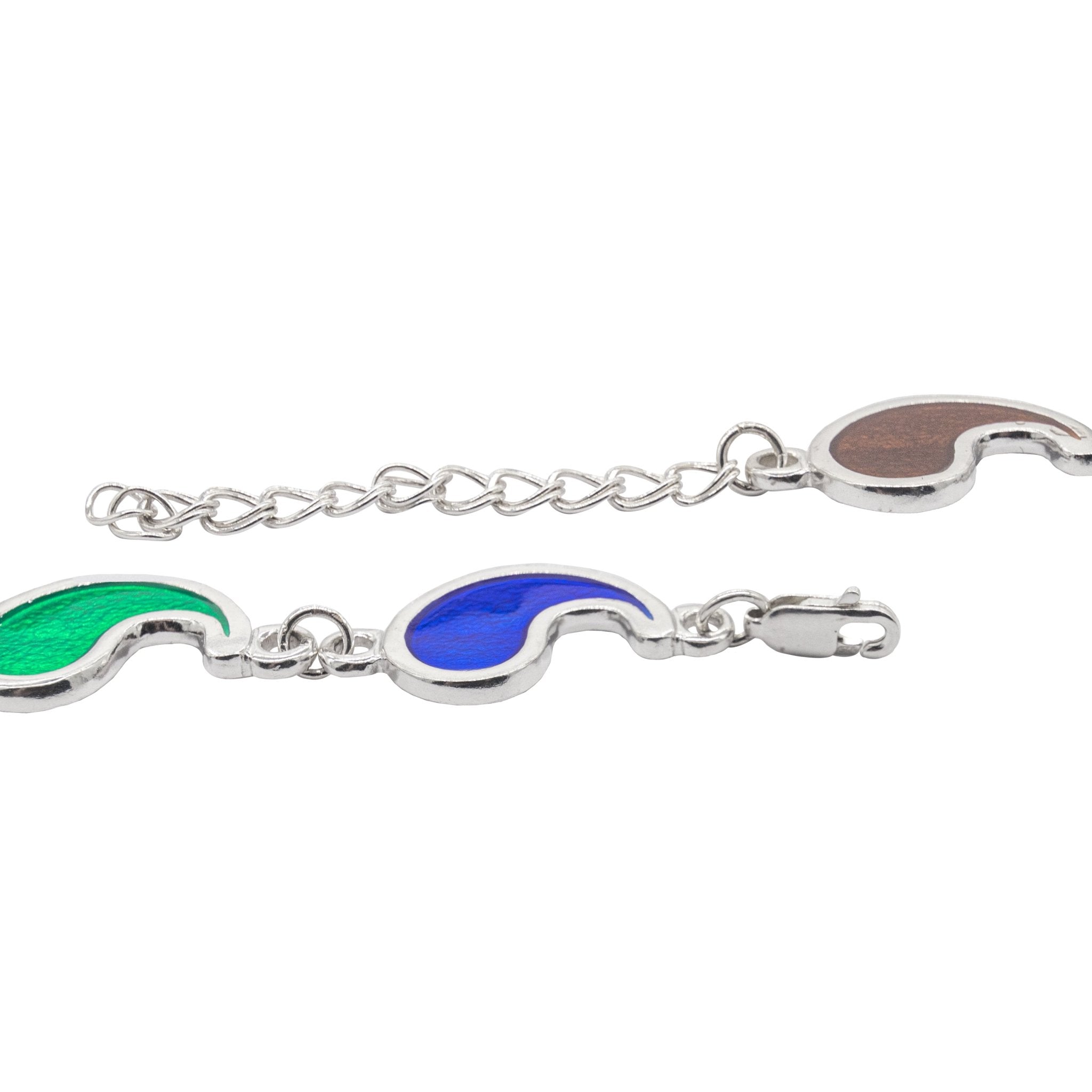 Flame of Tar Valon Ajah Bracelet - Enameled Sterling Silver - BJS Inc. - Earrings