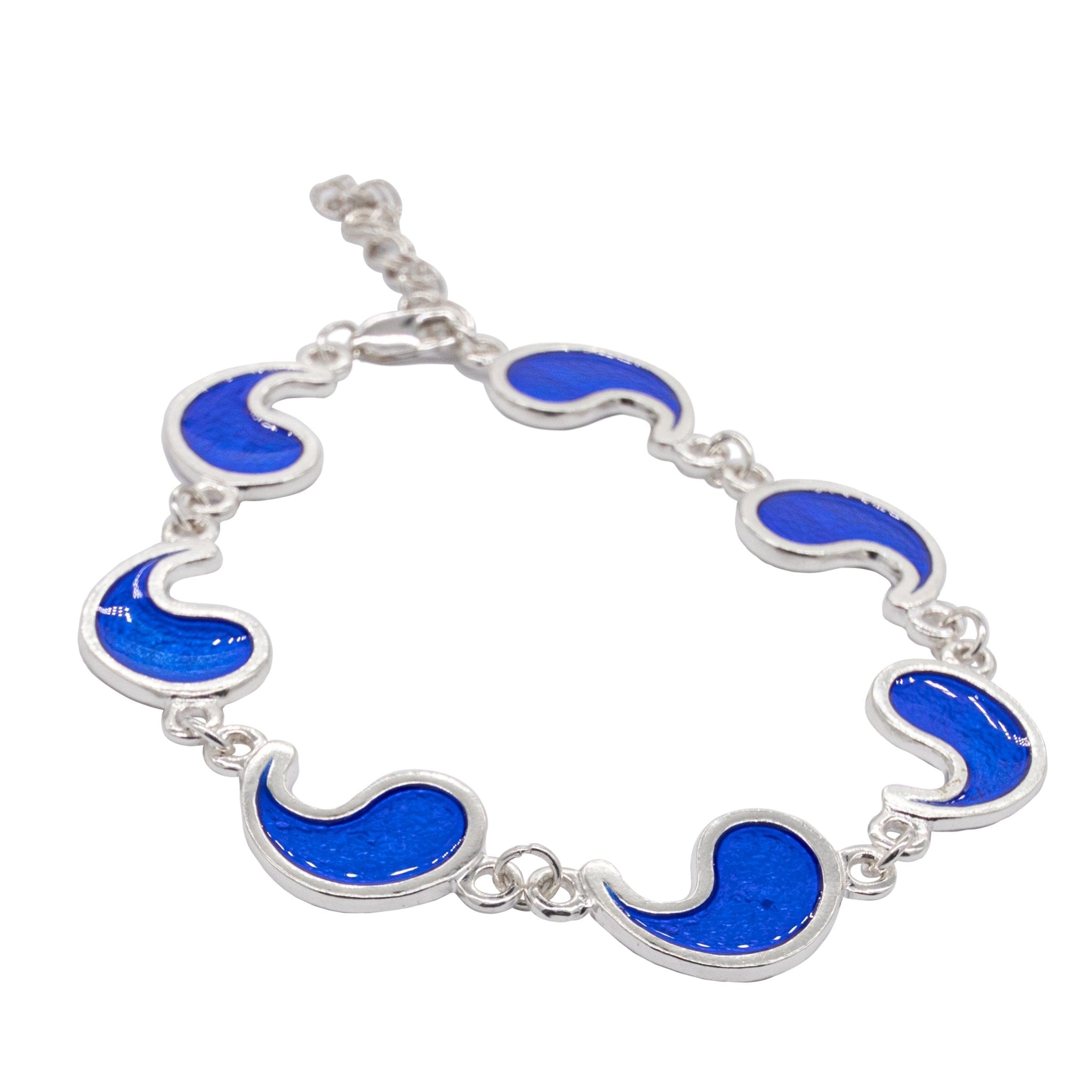 Flame of Tar Valon Ajah Bracelet - Enameled Sterling Silver - BJS Inc. - Earrings