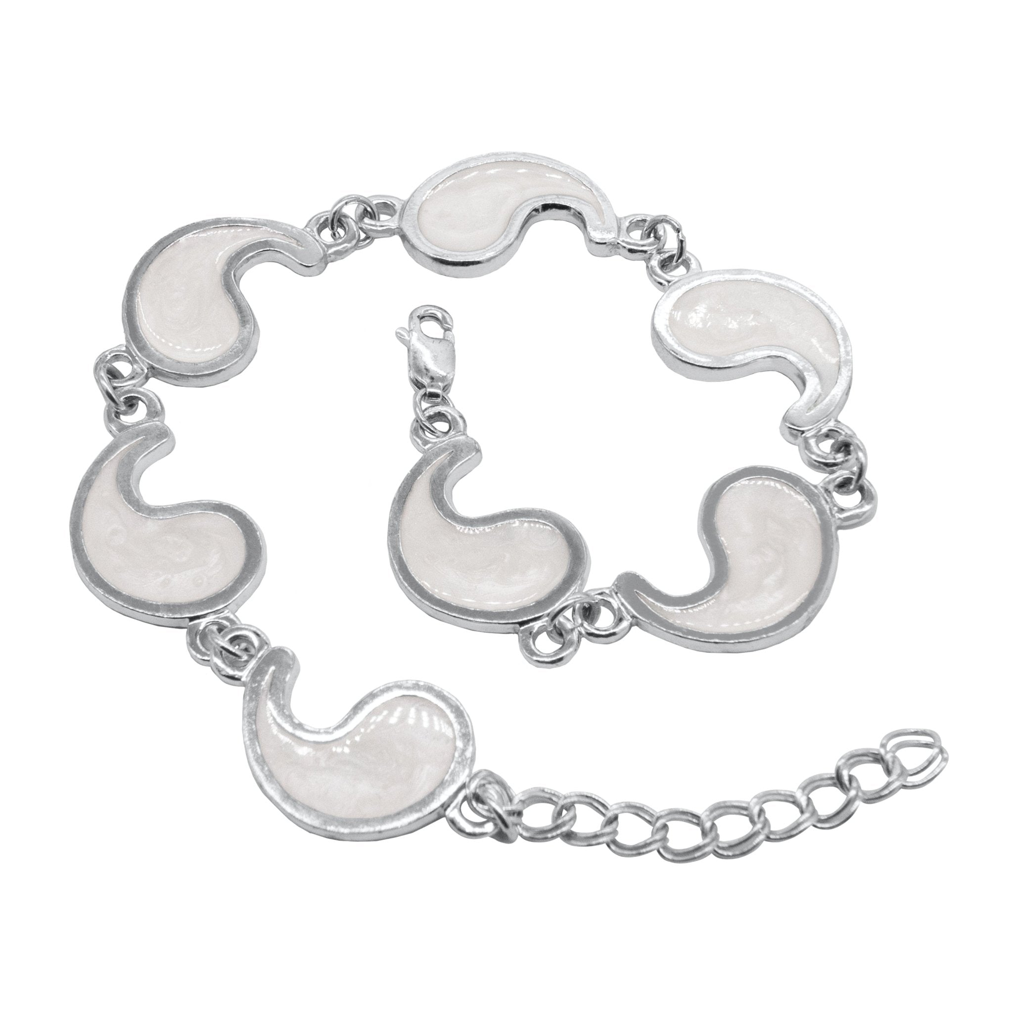 Flame of Tar Valon Ajah Bracelet - Enameled Sterling Silver - BJS Inc. - Earrings