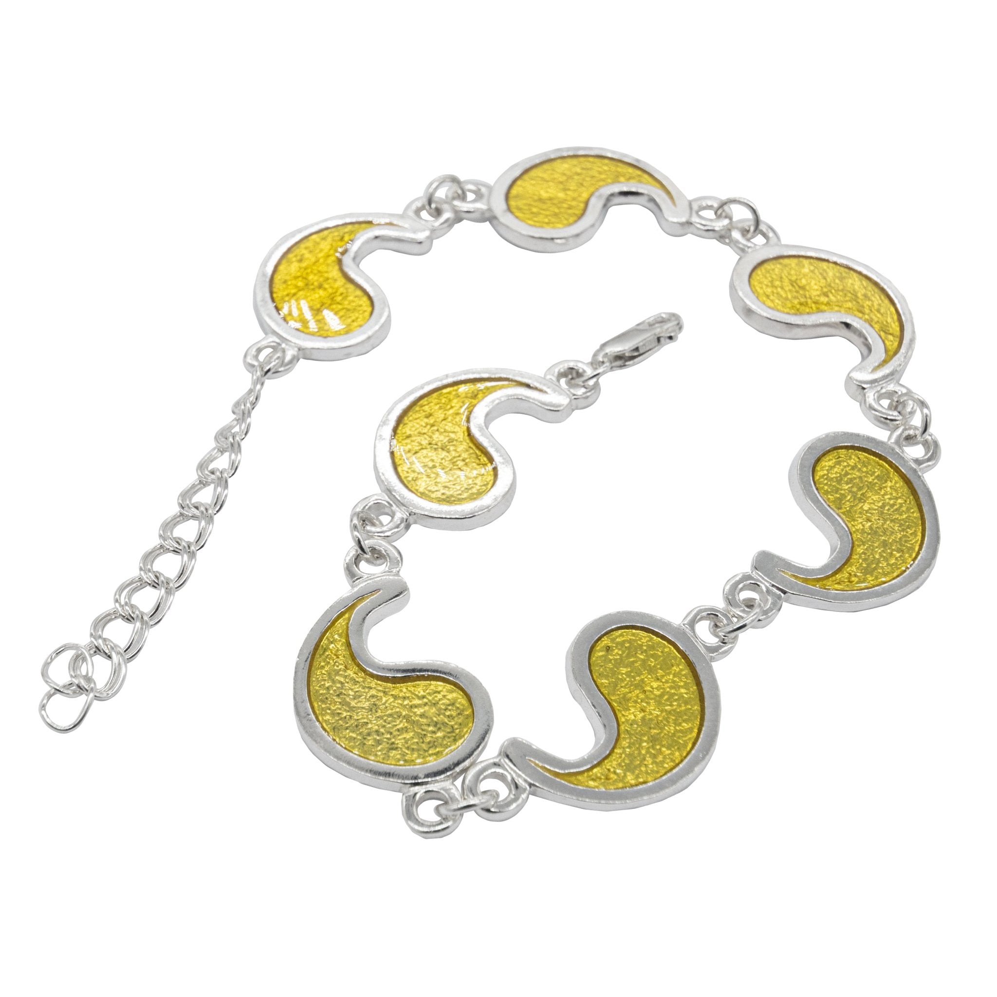 Flame of Tar Valon Ajah Bracelet - Enameled Sterling Silver - BJS Inc. - Earrings
