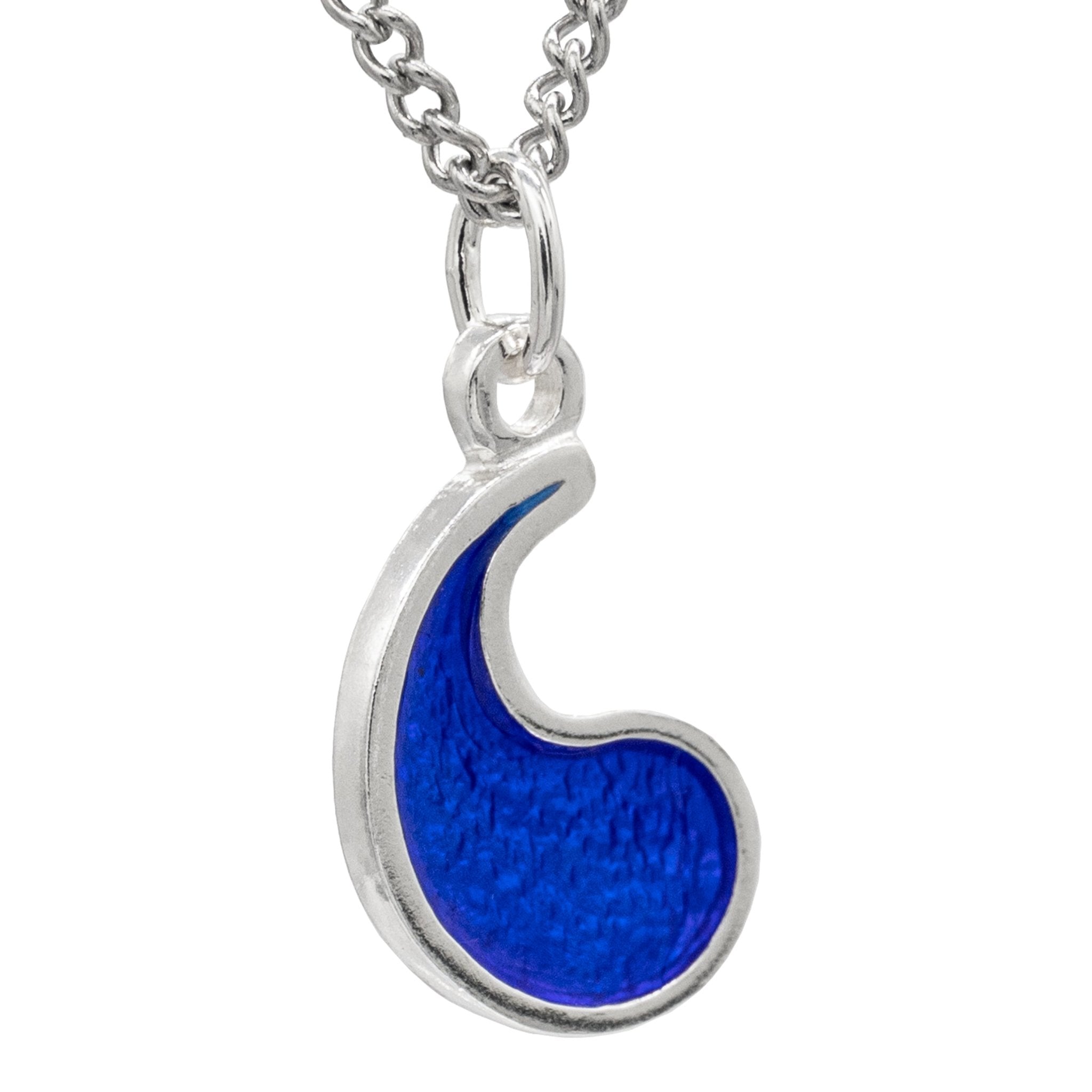 Flame of Tar Valon Ajah Necklace - Enameled Sterling Silver - BJS Inc. - Necklace