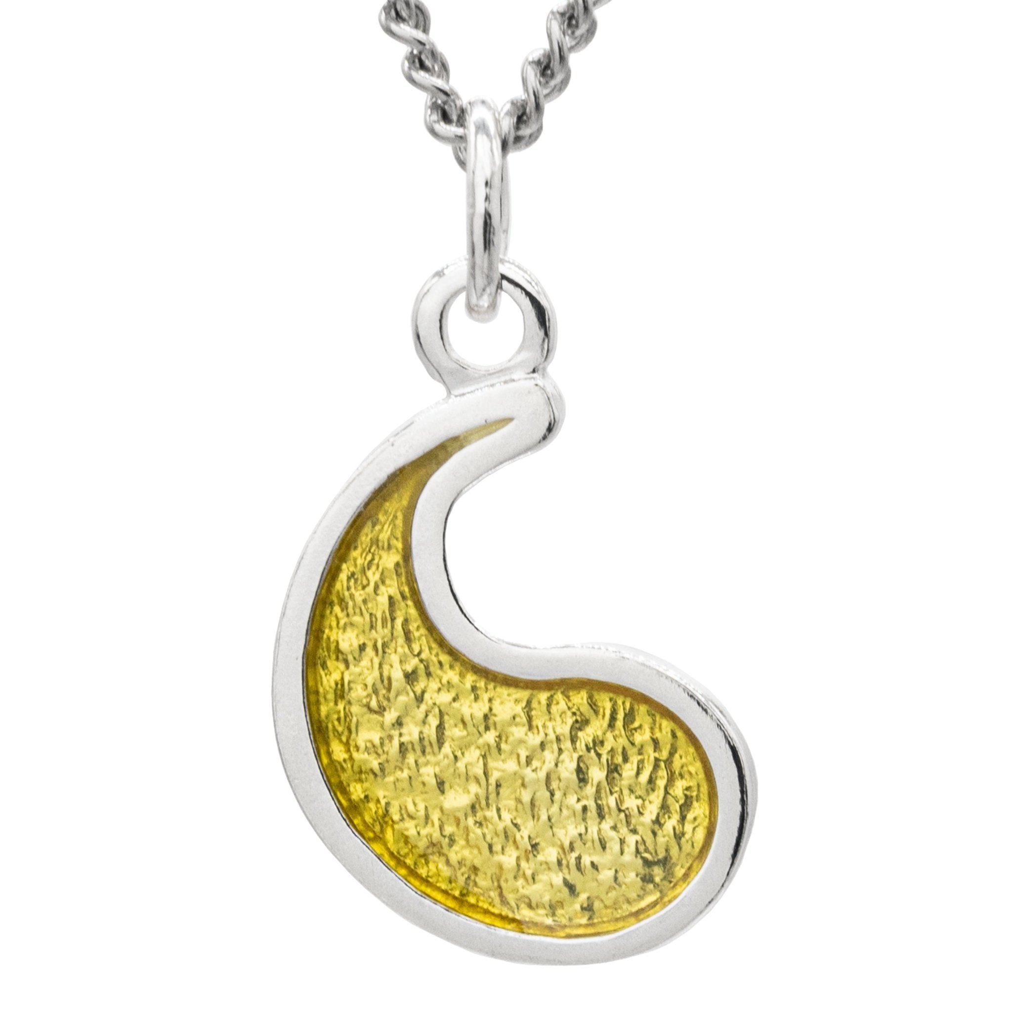 Flame of Tar Valon Ajah Necklace - Enameled Sterling Silver - BJS Inc. - Necklace