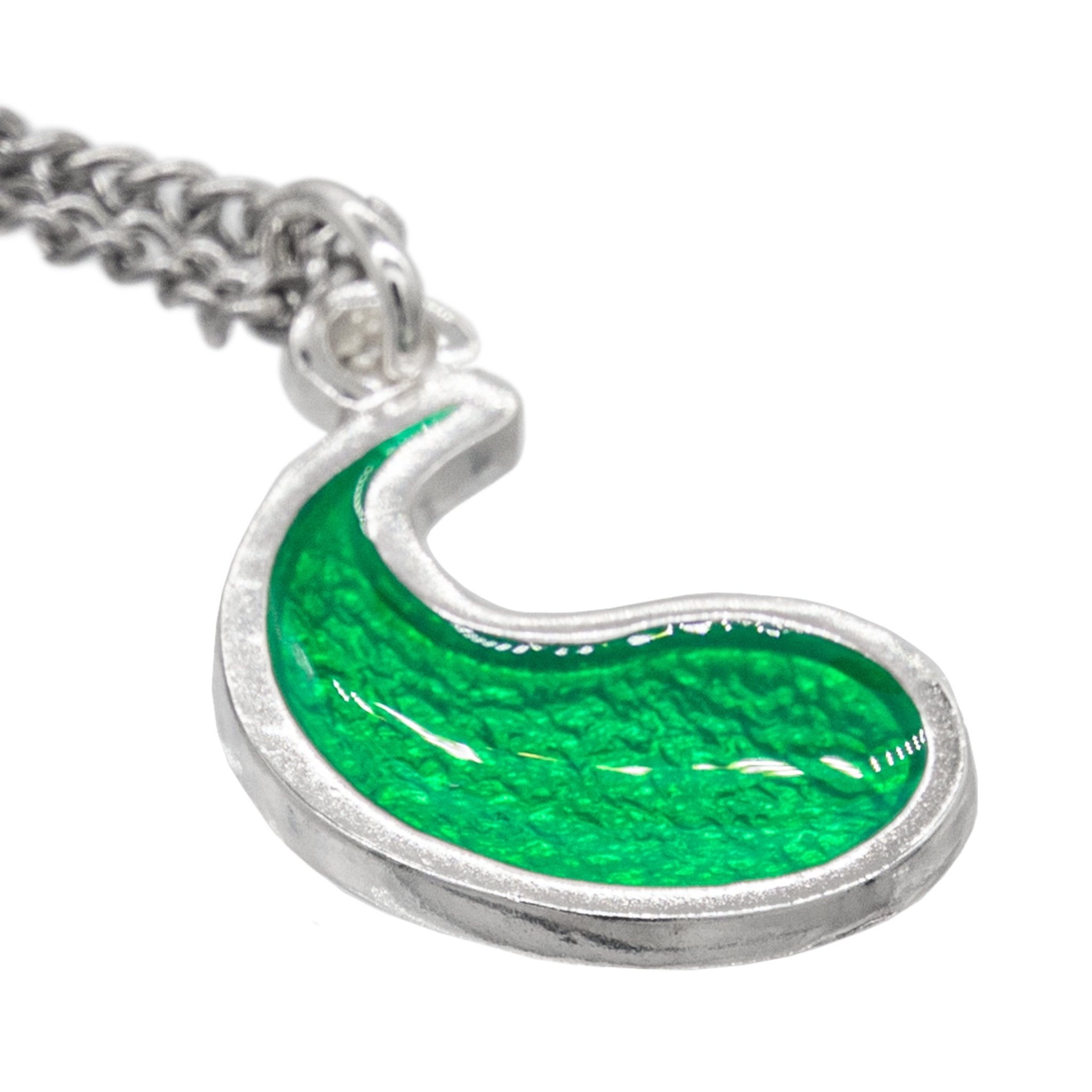 Flame of Tar Valon Ajah Necklace - Enameled Sterling Silver - BJS Inc. - Necklace