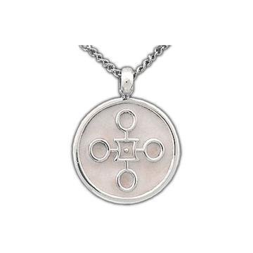 Gold Aon Rao Pendant - Badali Jewelry - Necklace