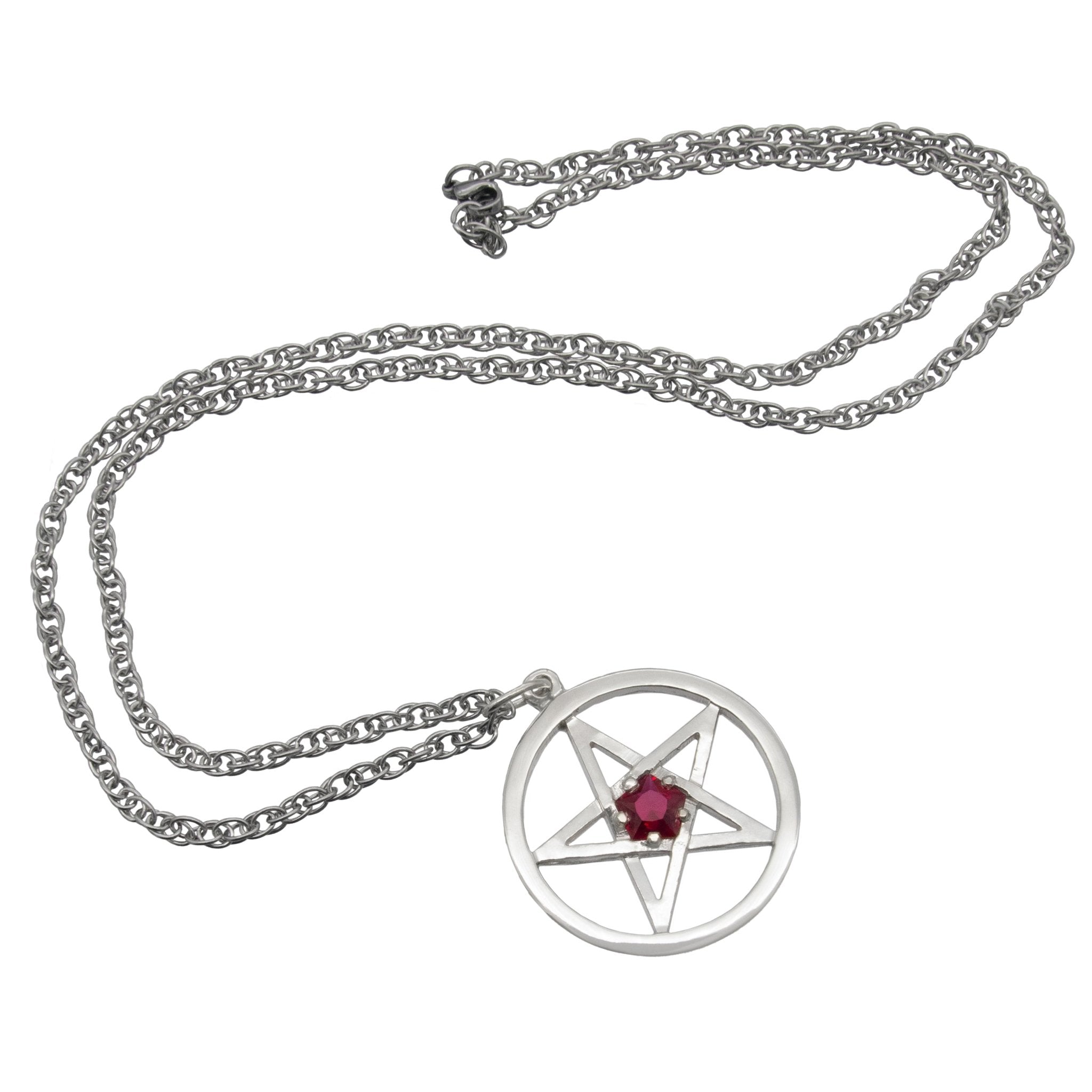 Harry Dresden's Pentacle Necklace with Ruby - BJS Inc. - Necklace