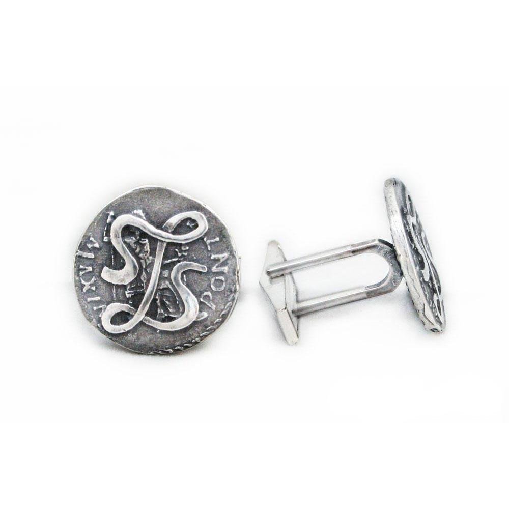 Lasciel’s Blackened Denarius Cufflinks - Badali Jewelry - Cufflinks