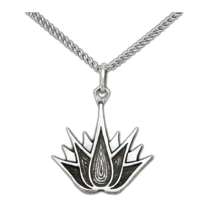 Lotus Tattoo Necklace - Badali Jewelry - Necklace