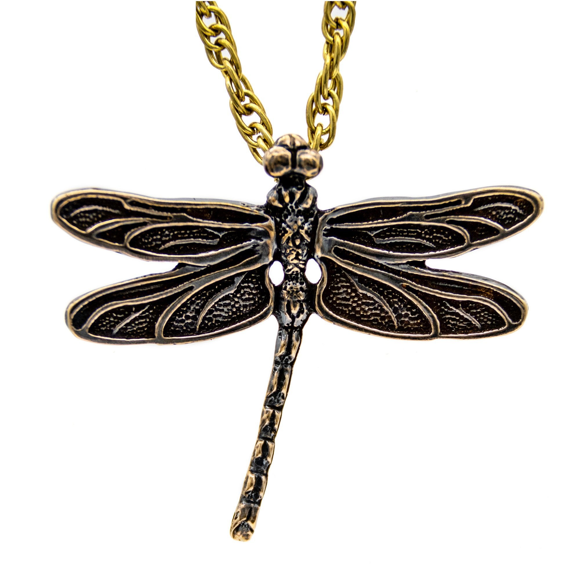 NIOBE Dragonfly - Bronze - Badali Jewelry - Necklace