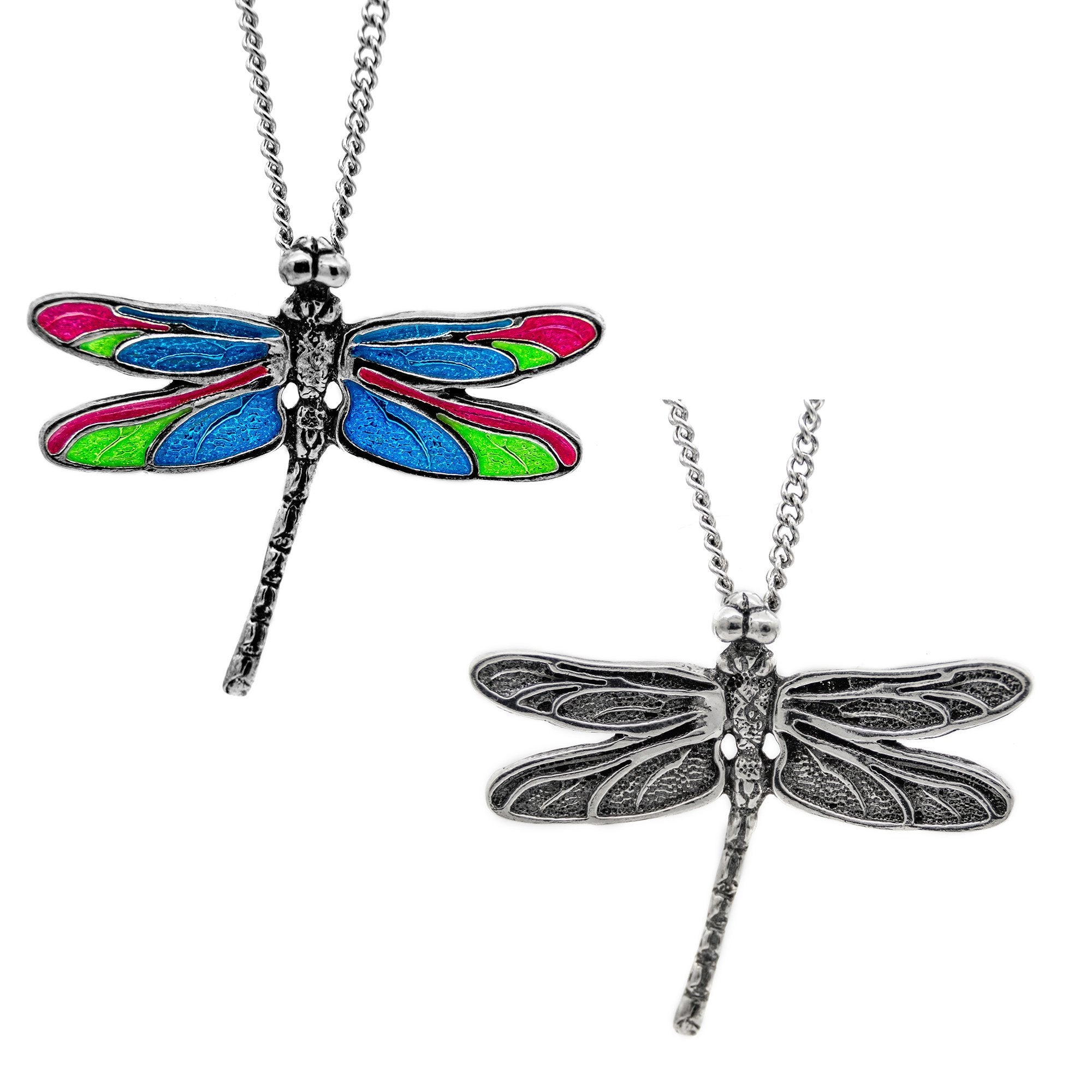 NIOBE Dragonfly - Silver - Badali Jewelry - Necklace