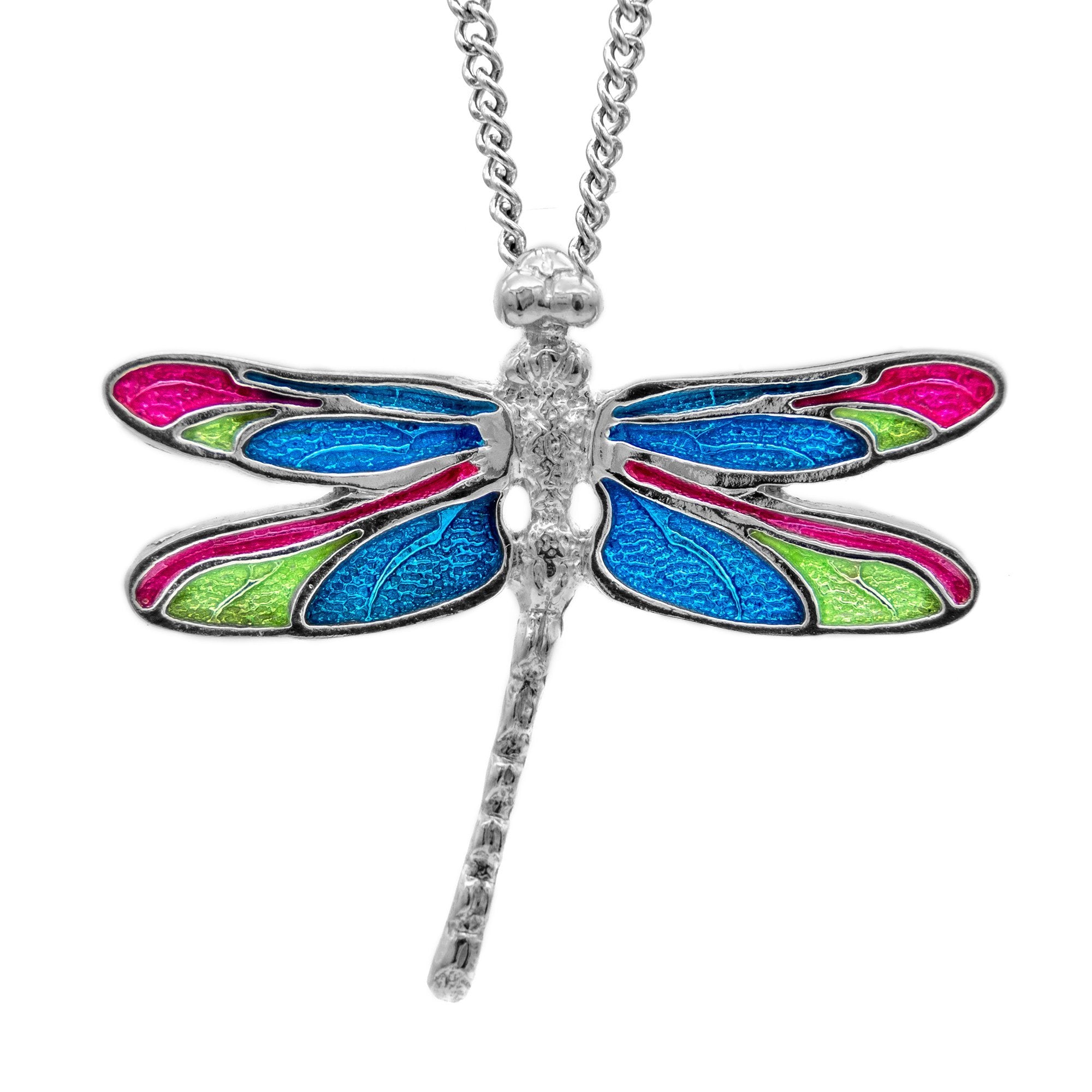 NIOBE Dragonfly - Silver - Badali Jewelry - Necklace