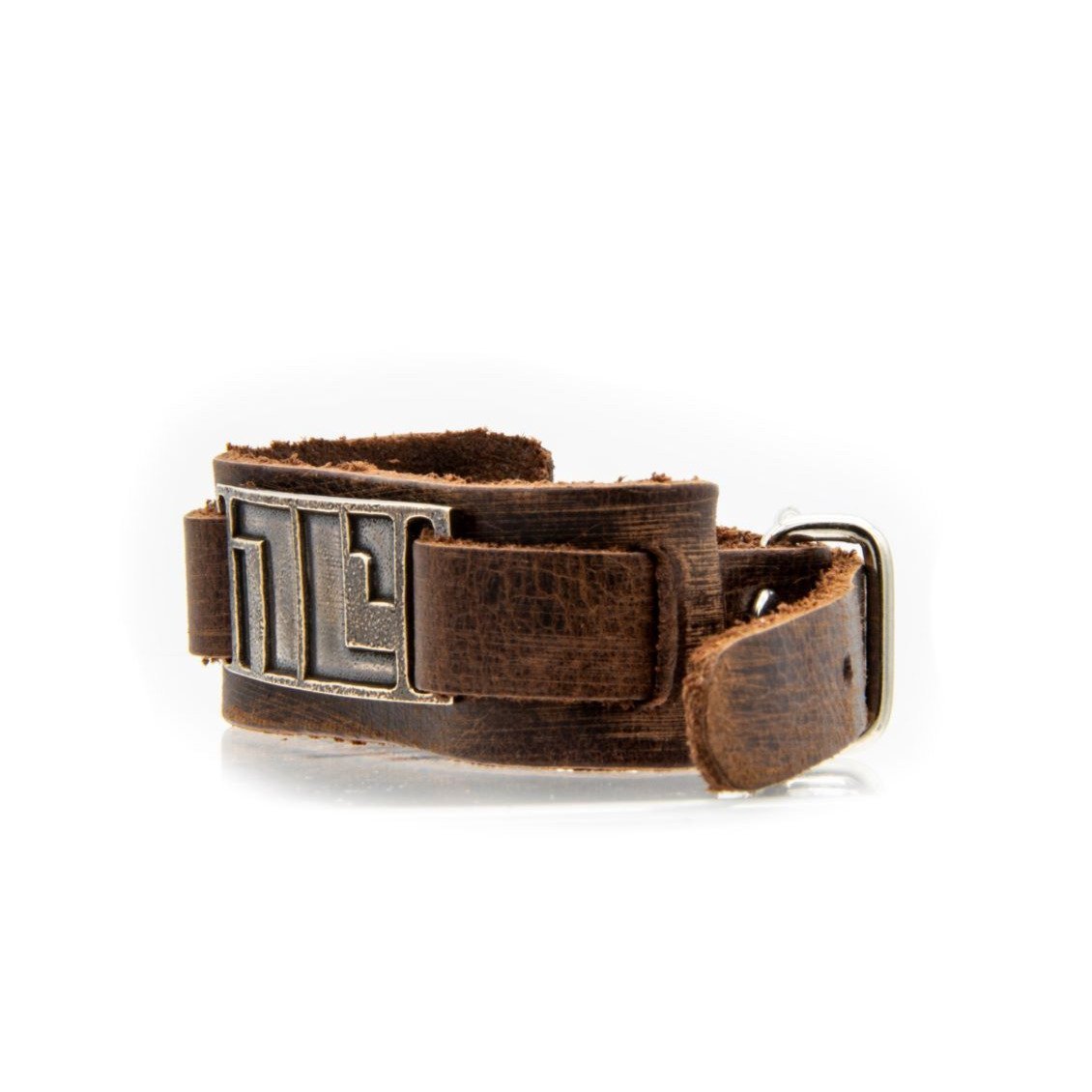 Non-Compliant Leather Cuff Bracelet - Badali Jewelry - Tags