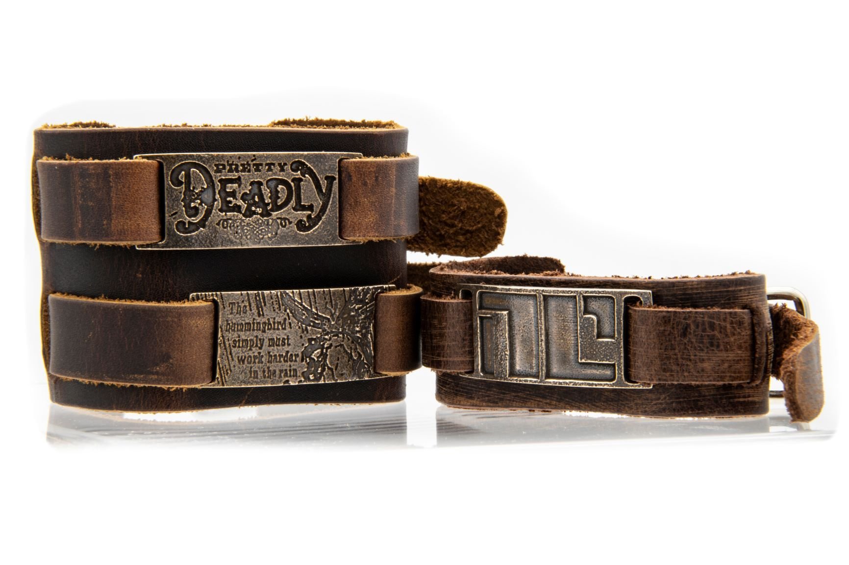 Non-Compliant Leather Cuff Bracelet - Badali Jewelry - Tags