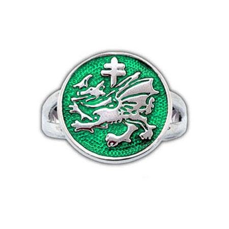 Order of the Dragon Sigil Ring - Enameled - Badali Jewelry - Ring