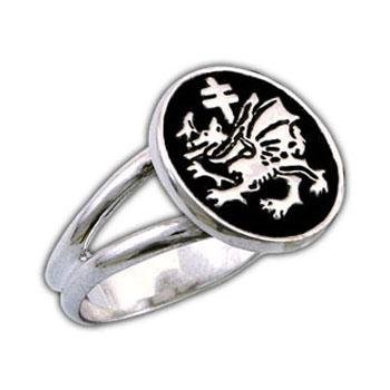 Order of the Dragon Sigil Ring - Enameled - Badali Jewelry - Ring