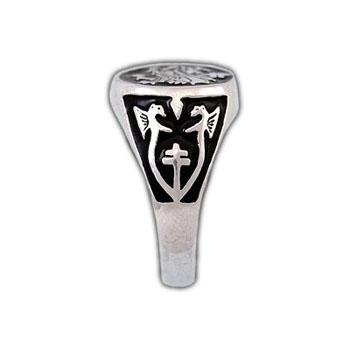 Order of The Dragon Signet Ring - Enameled - Badali Jewelry - Ring