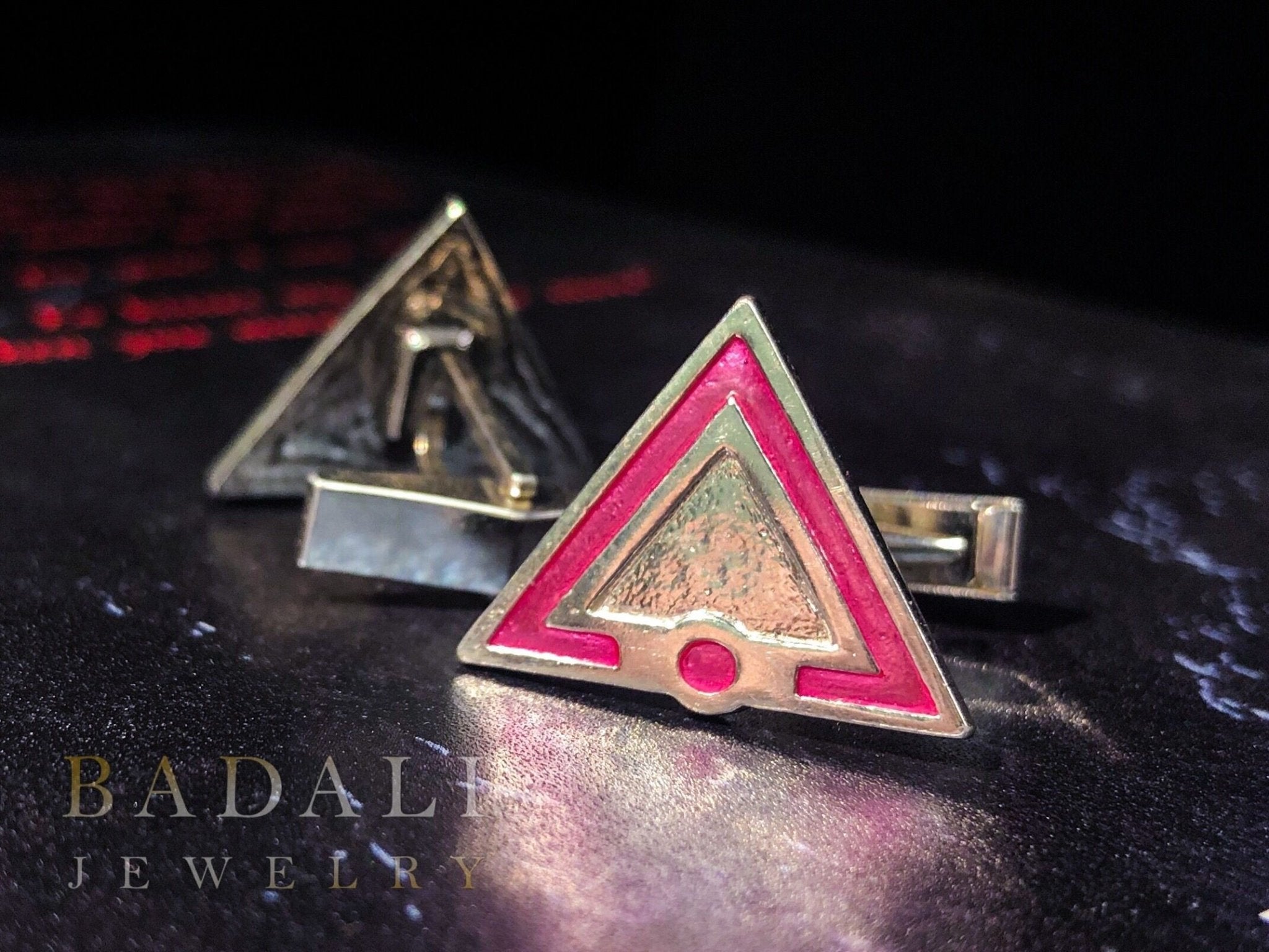 Pink Society Cufflinks - Badali Jewelry - Cufflinks