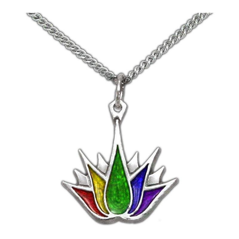 PRIDE Lotus Tattoo Necklace - Badali Jewelry - Necklace