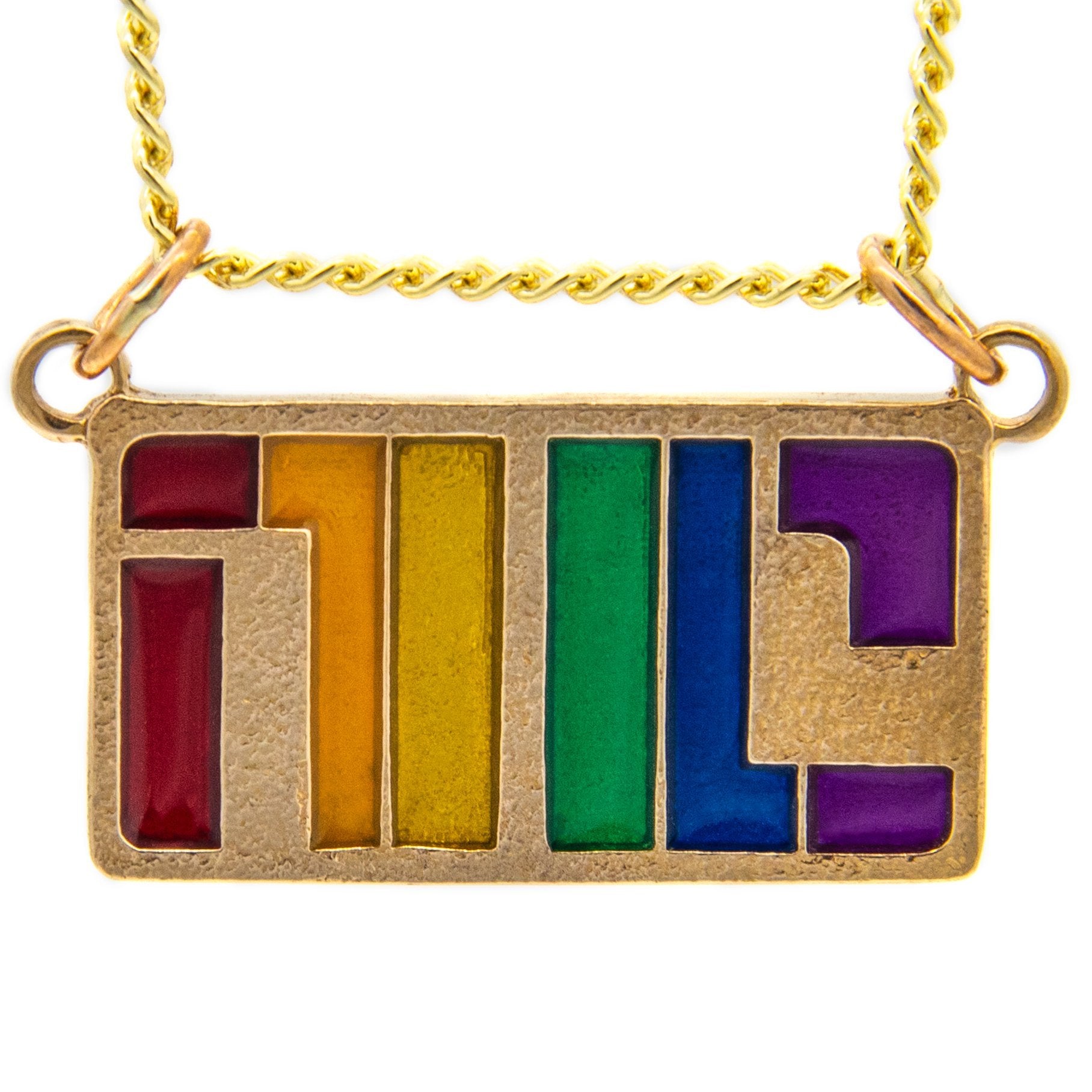 PRIDE Non-Compliant Pendant or Bracelet - Bronze - Badali Jewelry - Necklace