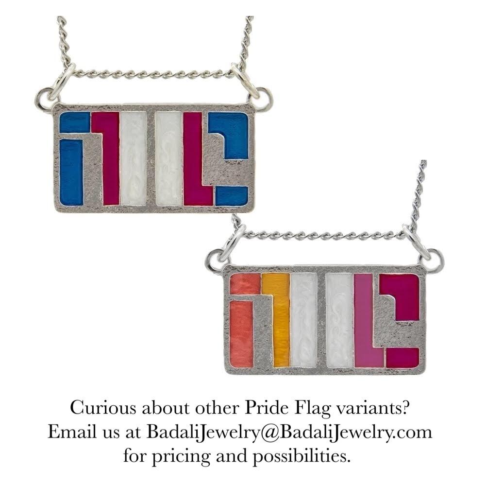 PRIDE Non-Compliant Pendant or Bracelet - Silver - Badali Jewelry - Necklace