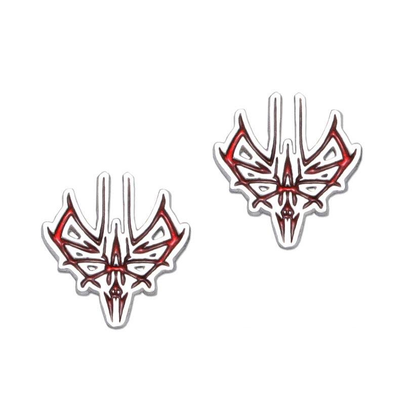 Shash Glyph Cufflinks - Enameled Silver - Badali Jewelry - Cufflinks