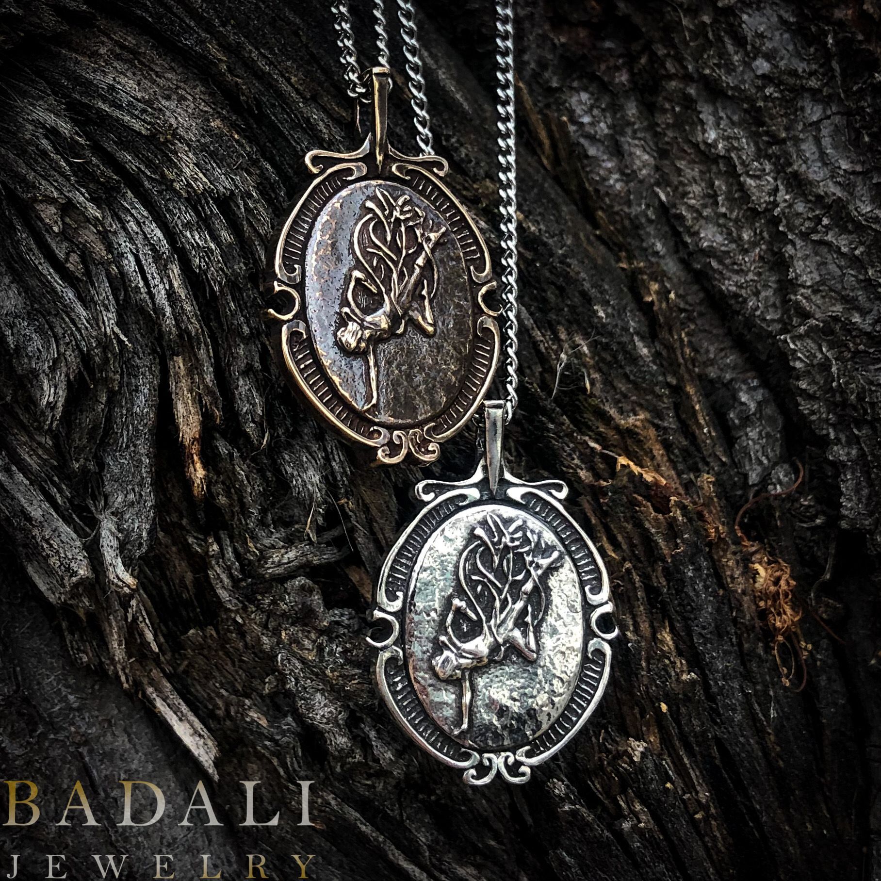 The Ascendant Warrior - Silver - Badali Jewelry - Necklace
